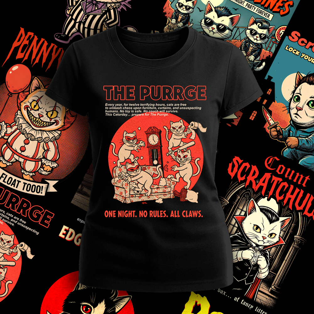 Polera The Purrge Mujer