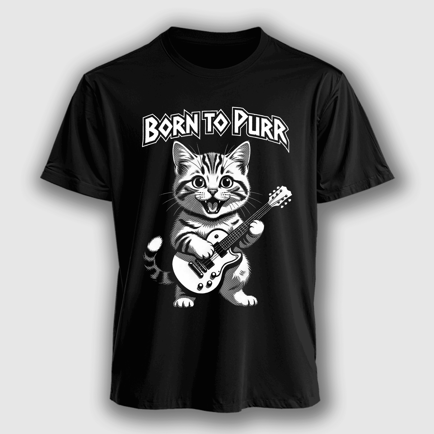 Polera Born to Purr Unisex