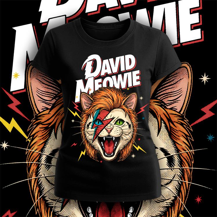 Polera David Meowie Mujer