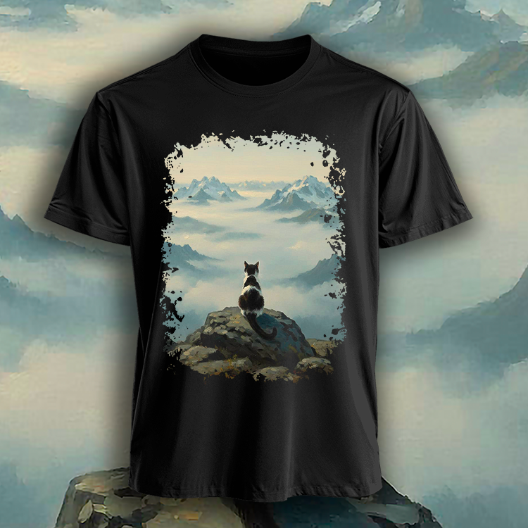 Polera El Michi Sobre Mar de Nubes Hombre