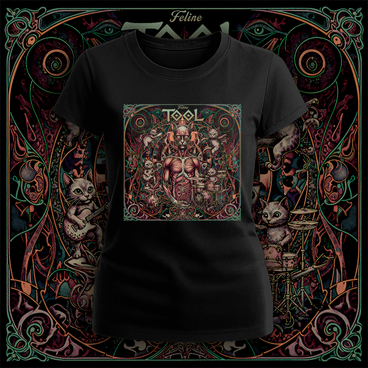 Polera Feline Tool Mujer