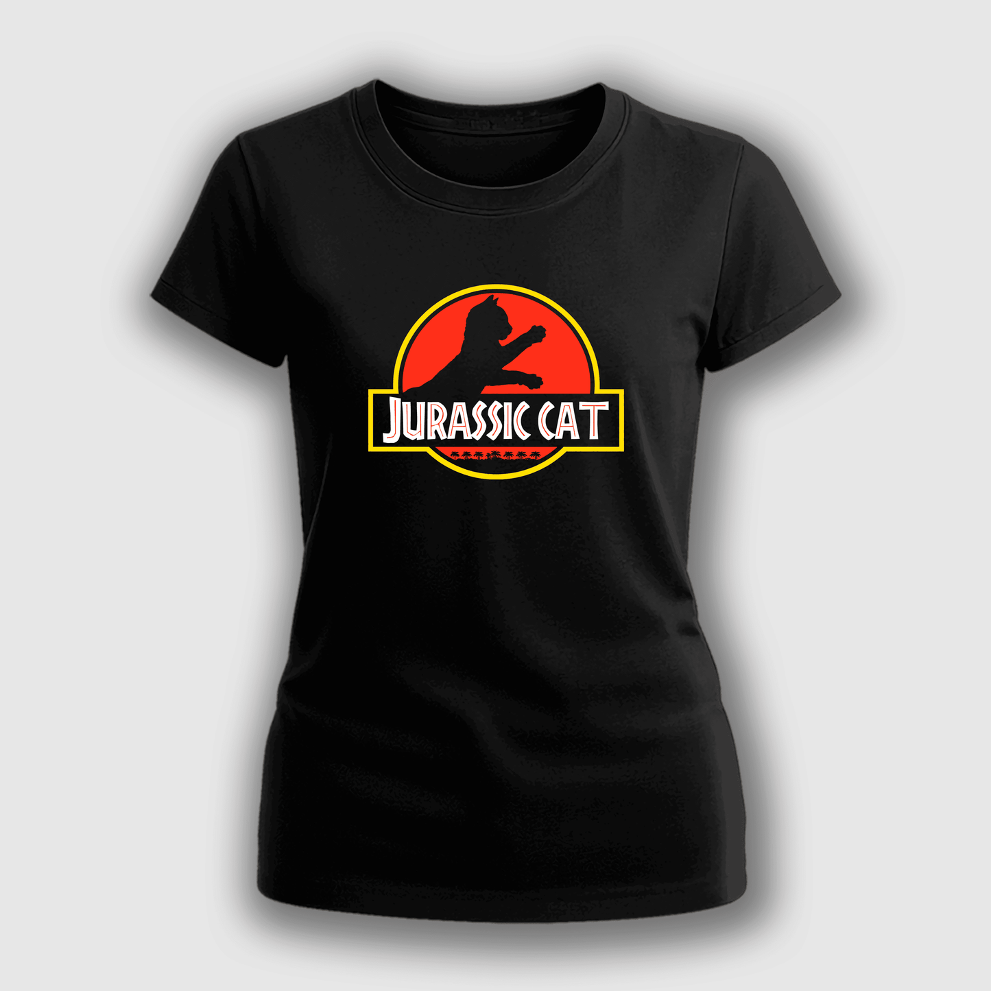 Polera Jurassic Cat Mujer