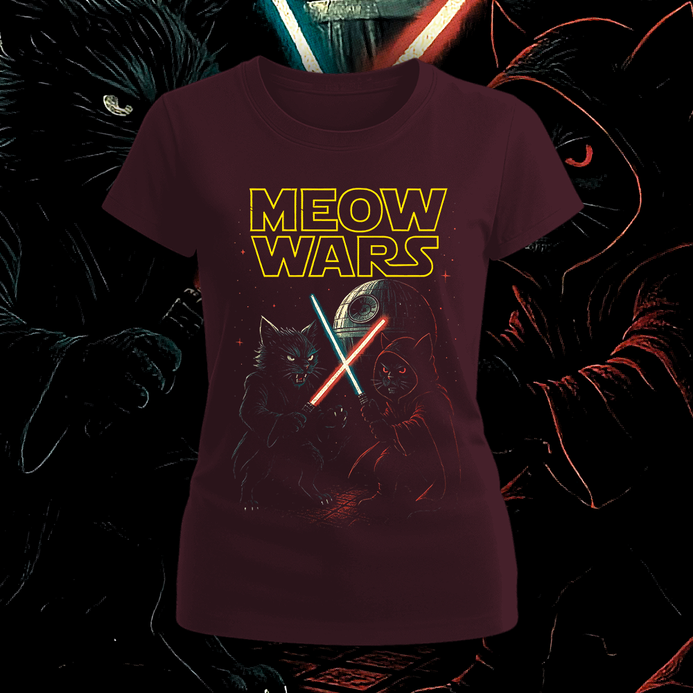 Polera Meow Wars Mujer