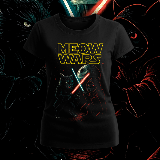 Polera Meow Wars Mujer