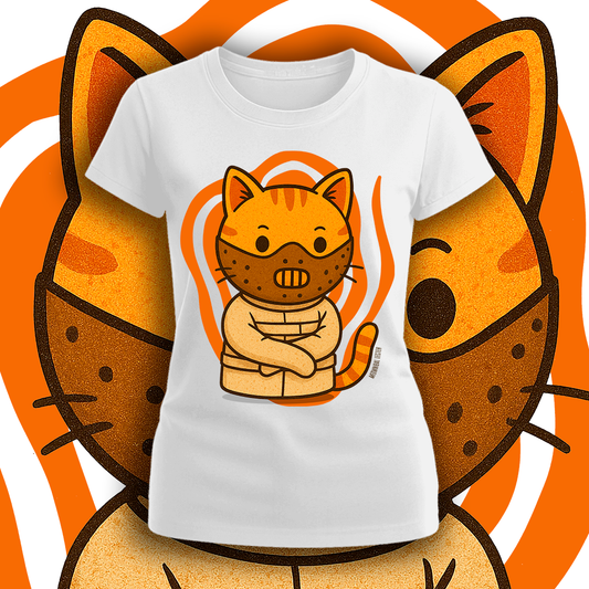 Polera Meownibal Lecter Mujer