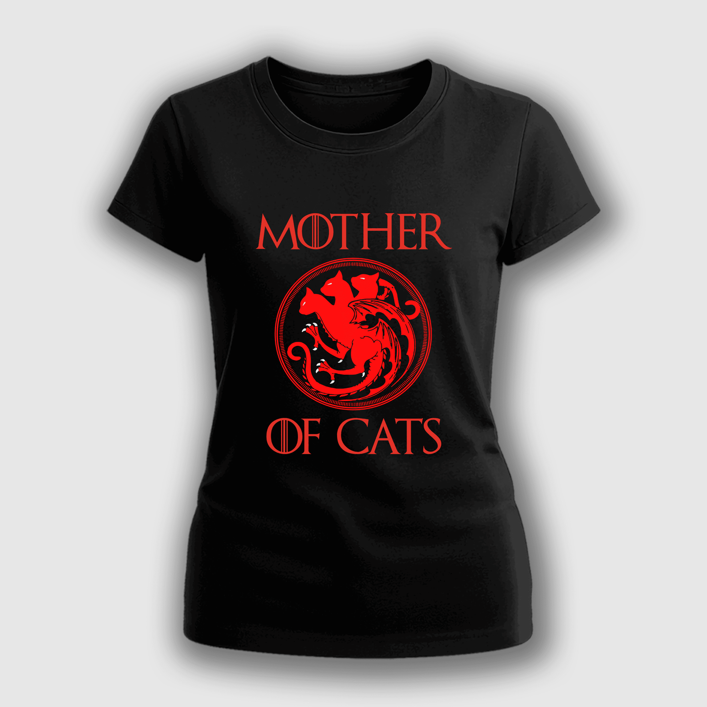 Polera Mother Of Cats Mujer