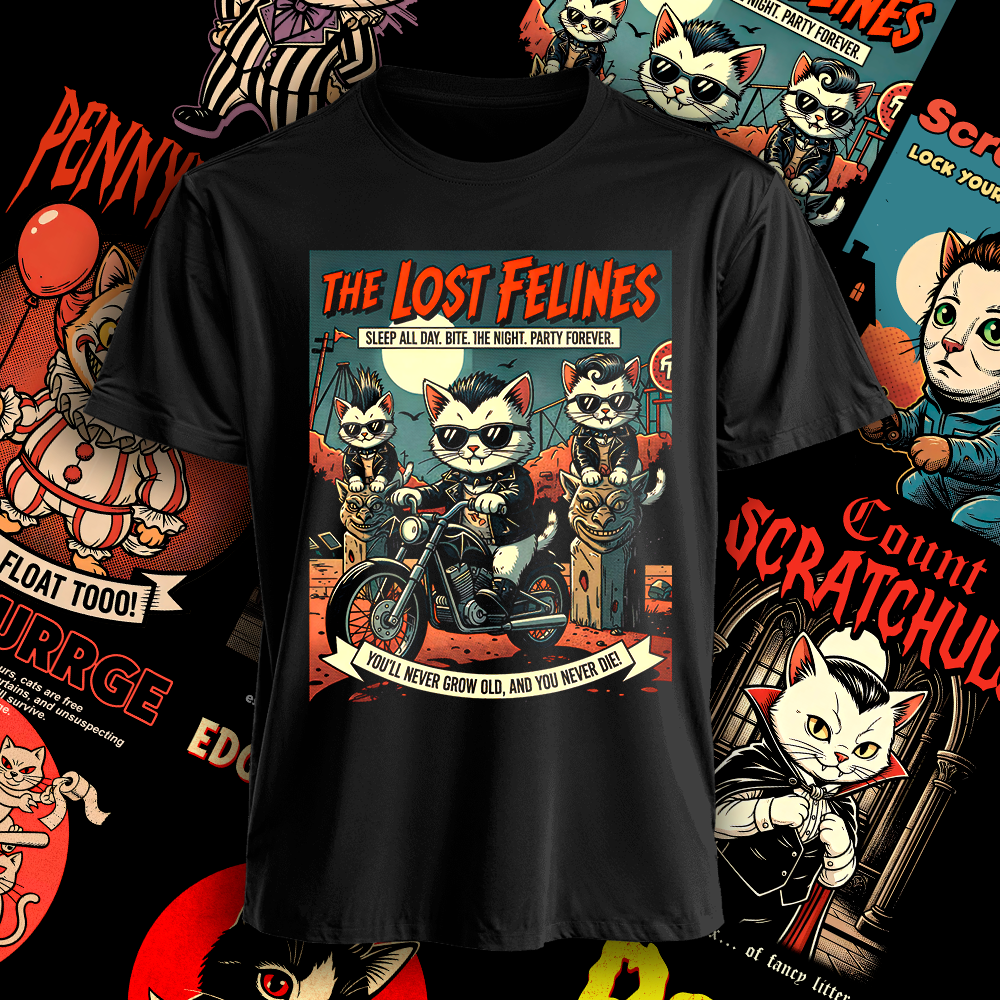 Polera The Lost Felines Hombre