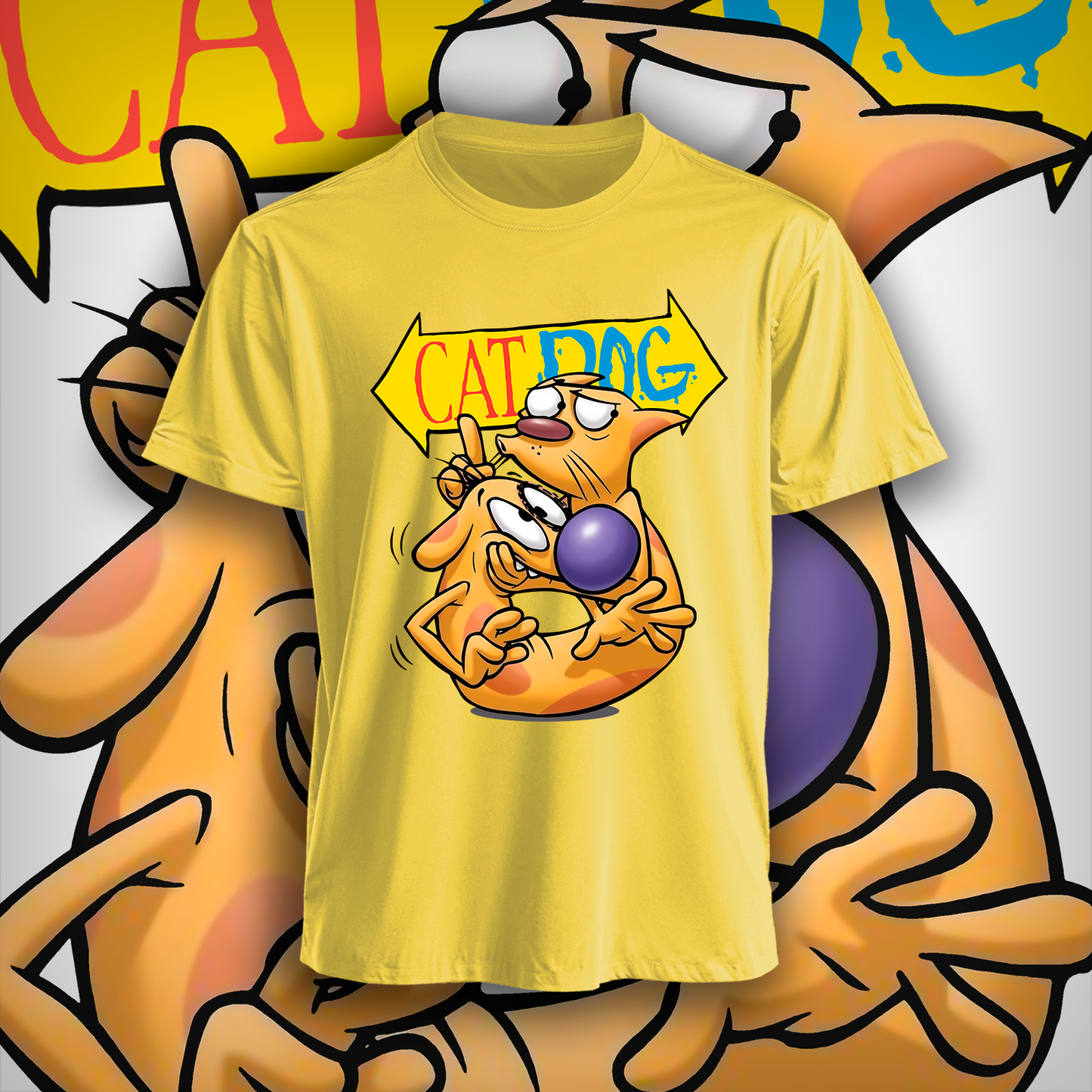 Polera Cat-Dog Hombre