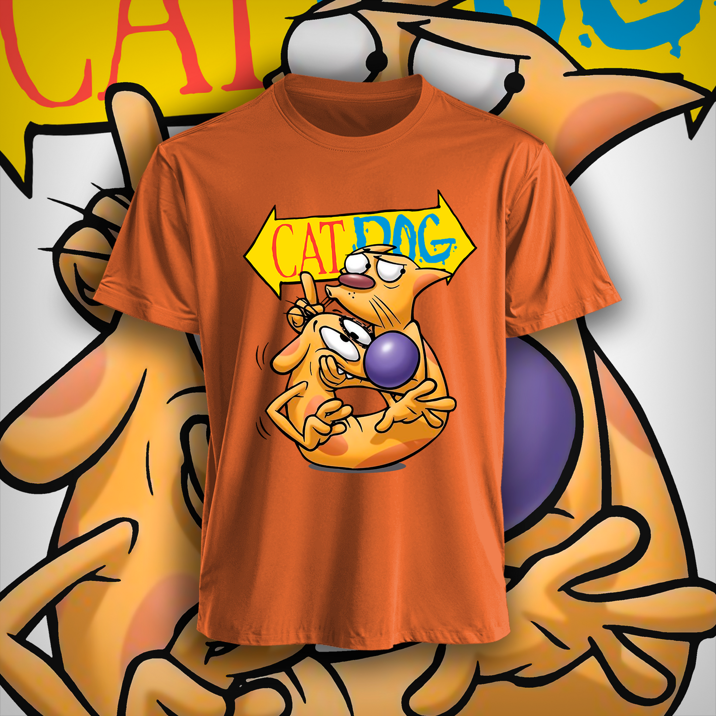 Polera Cat-Dog Hombre