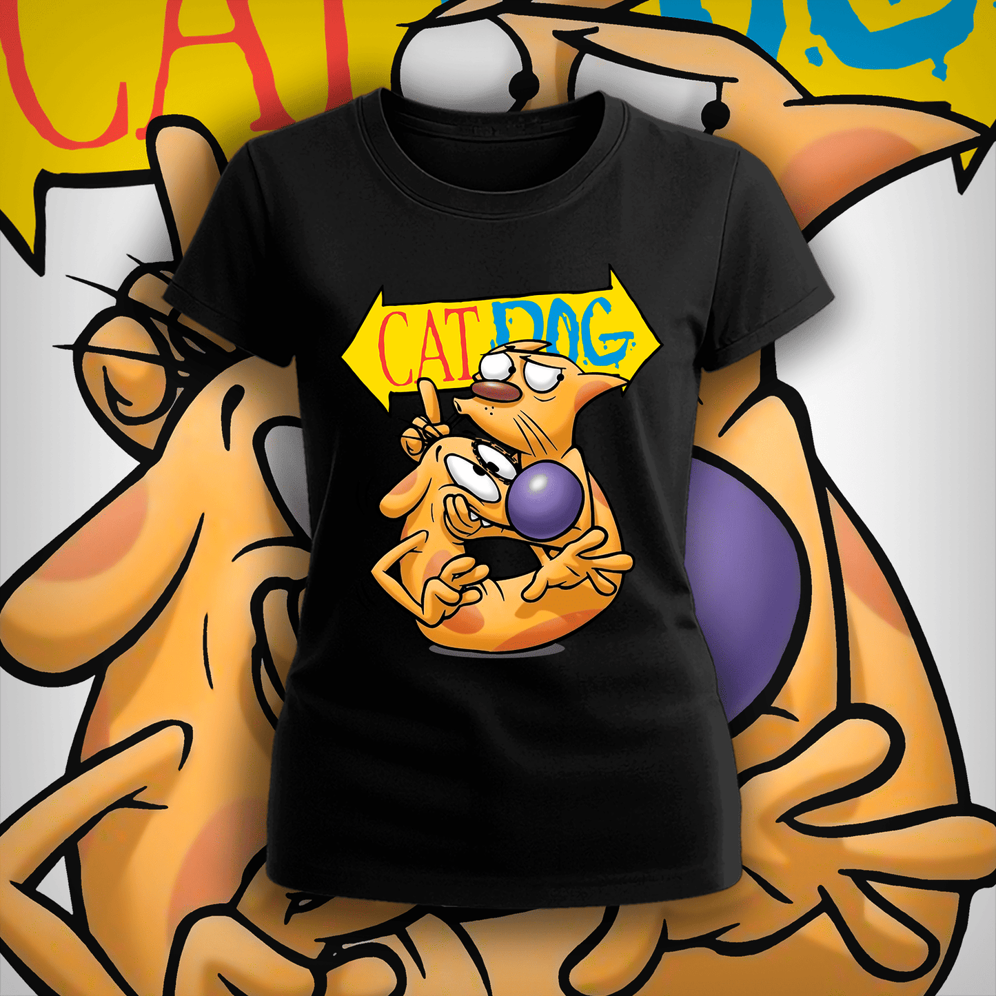 Polera Cat-Dog Mujer