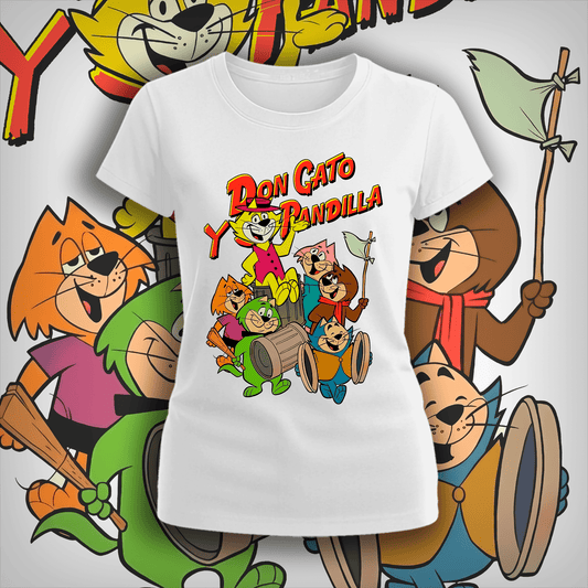 Polera Don Gato Y Su Pandilla Mujer
