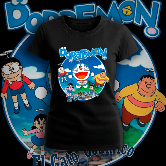 Polera Doraemon Mujer