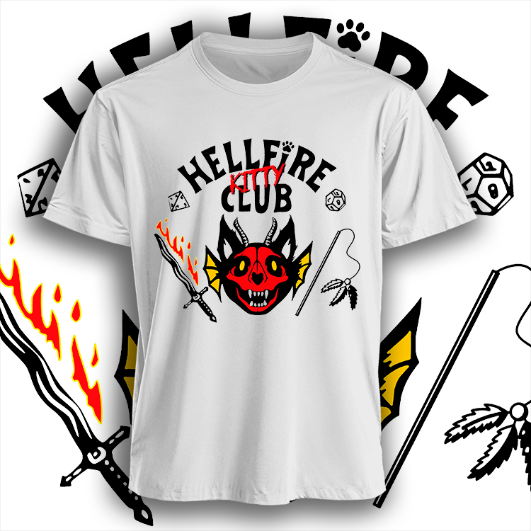 Polera Hellfire Kitty Club Hombre