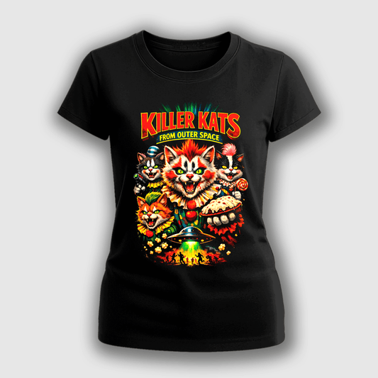 Polera Killer Kats From Outer Space Mujer