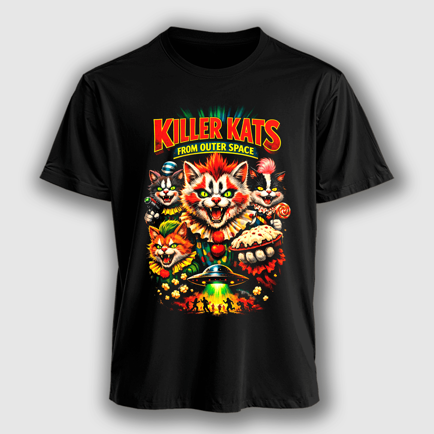 Polera Killer Kats From Outer Space Unisex