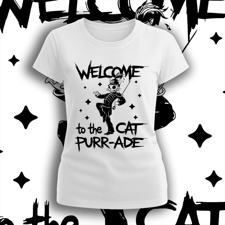 Polera Meow Chemical Romance Welcome to the Cat Purr-ade Mujer