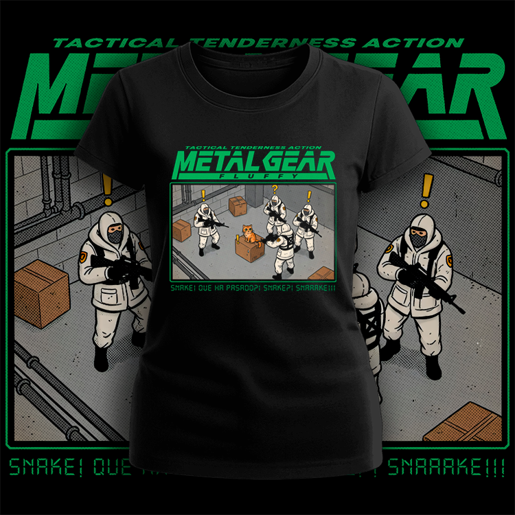 Polera Metal Gear Fluffy Mujer