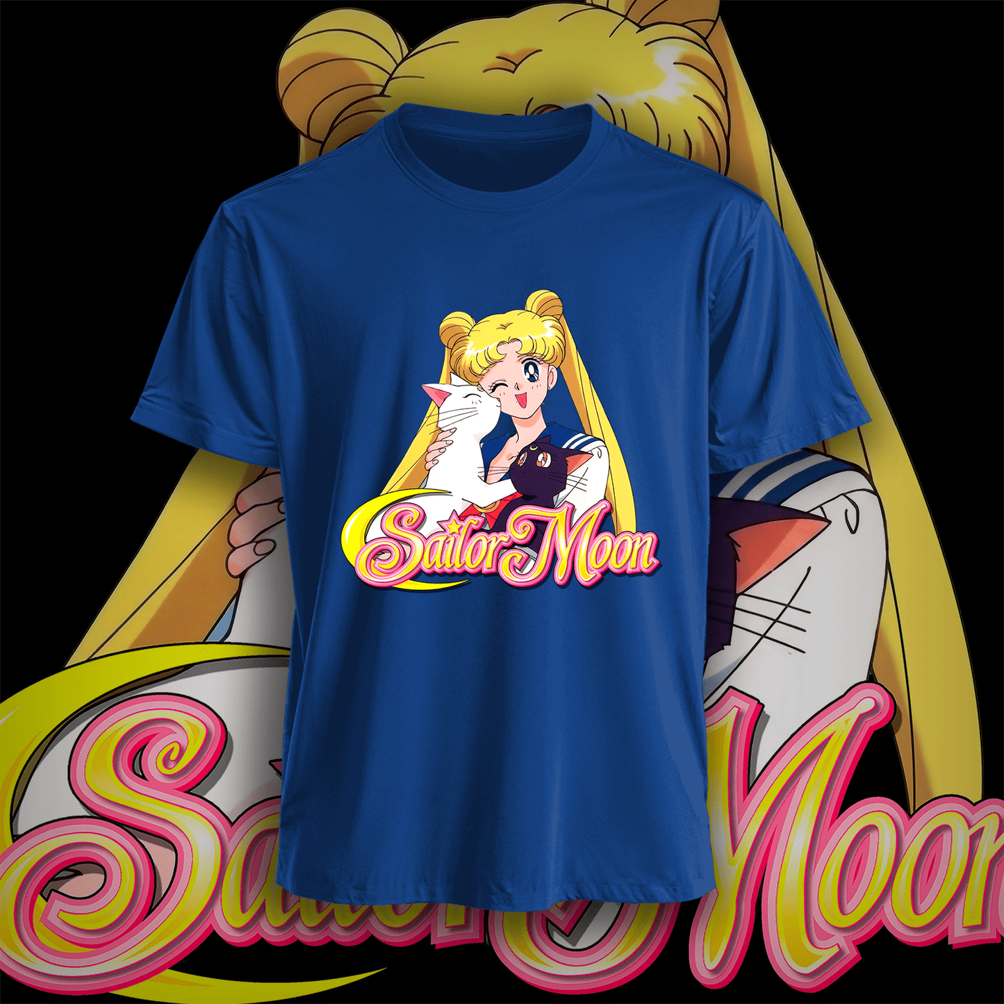 Polera Sailor Moon Hombre